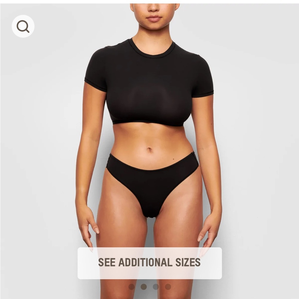 Skims fits everybody super cropped T-shirt